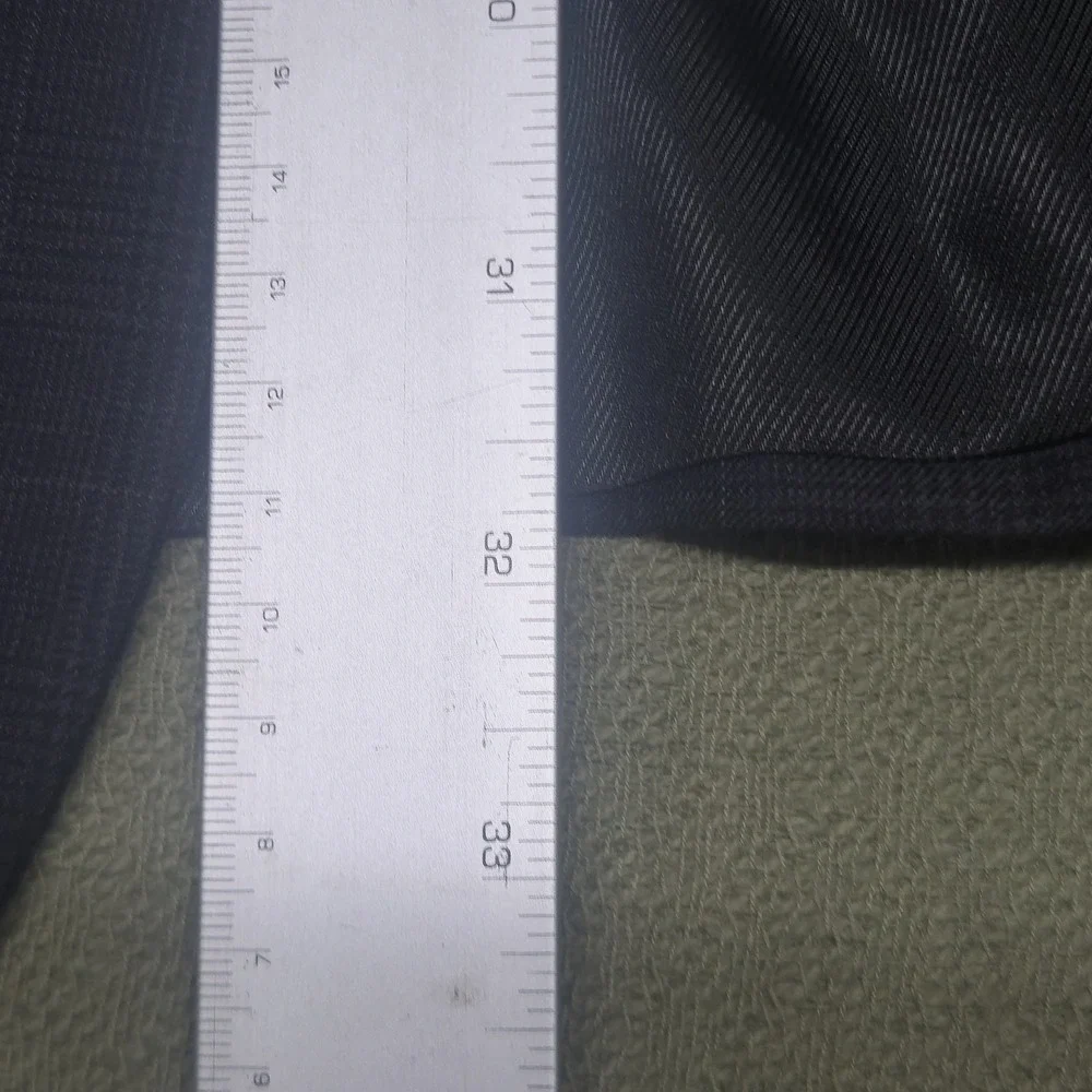 Burberry London Blazer Sport Coat Mens 52 Portly Gray Plaid 100% Wool Boyds Phl